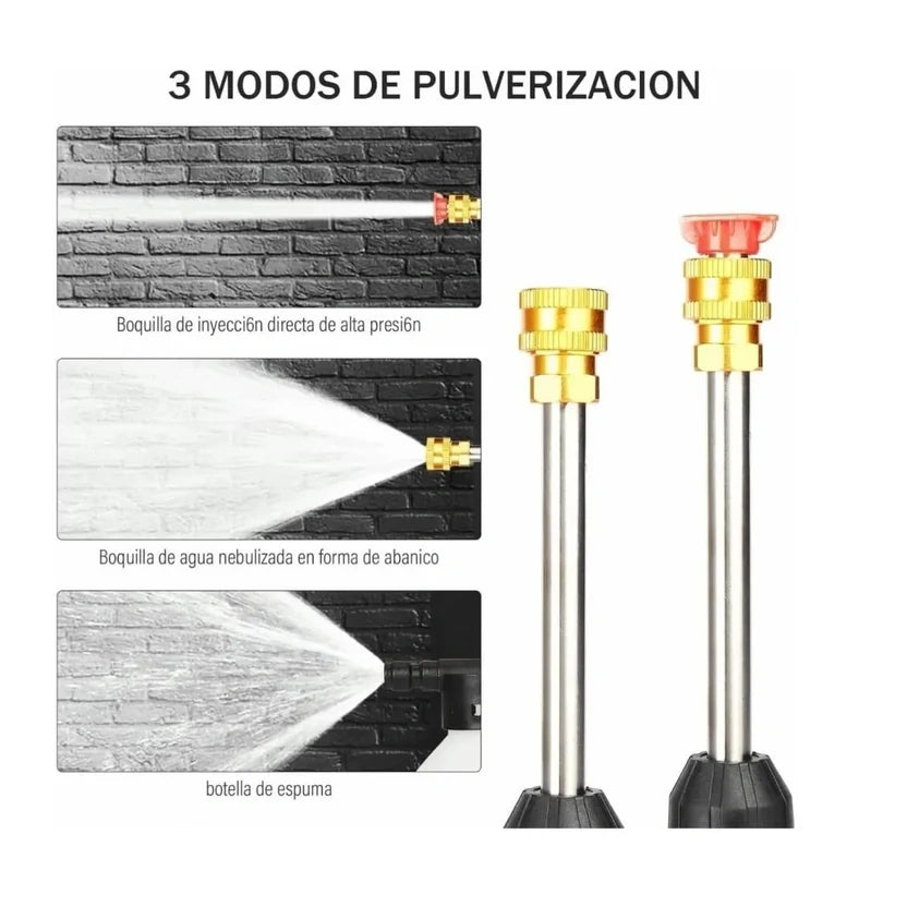 Hidrolavadora Inalambrica, lava tu vehiculo en menor tiempo🚗🏍